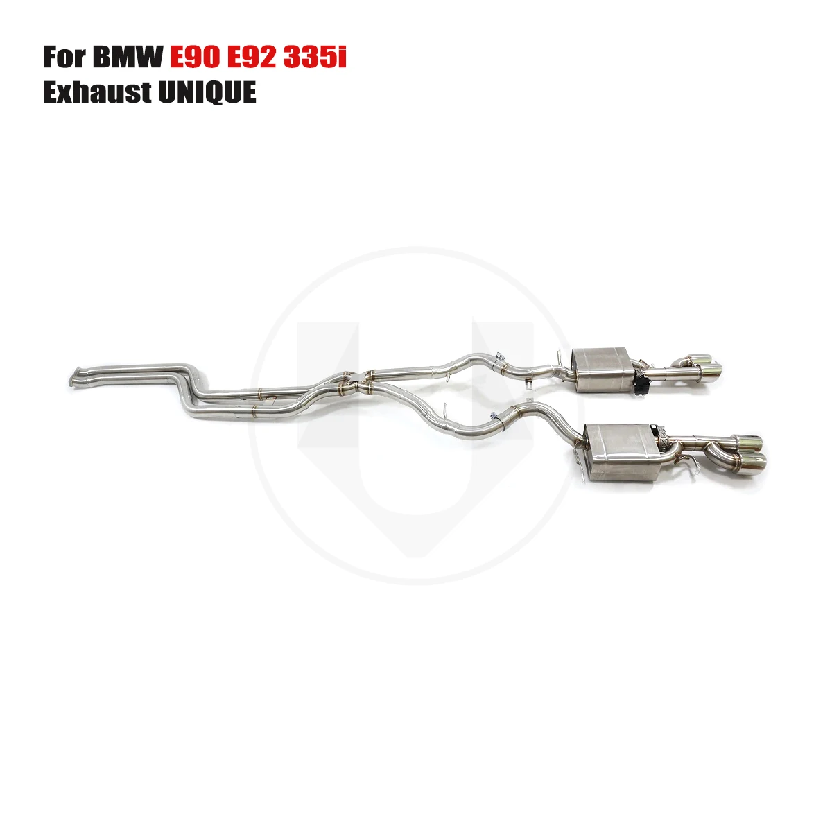 UNIQUE For 2007-2010 BMW E90 335i N54 3.0T performance valve exhaust system ss304 exhaust muffler