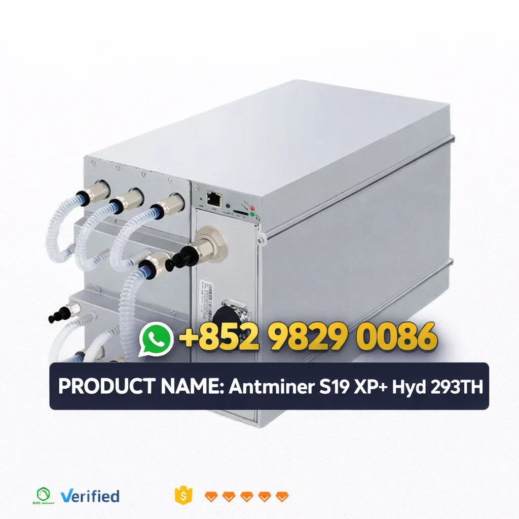 

KAK Antminer S19 XP+ Hyd 293TH/s 5567 Вт, эффективный биткойн-майнер SHA 256 ASIC от Bitmain