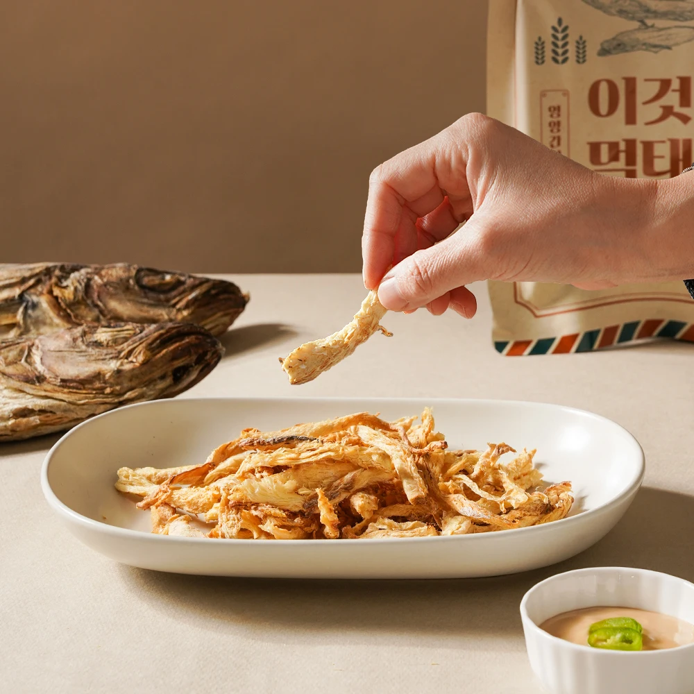 [홍익상회] 이것이먹태다 x 5팩 바삭빠삭 고단백 간식 안주