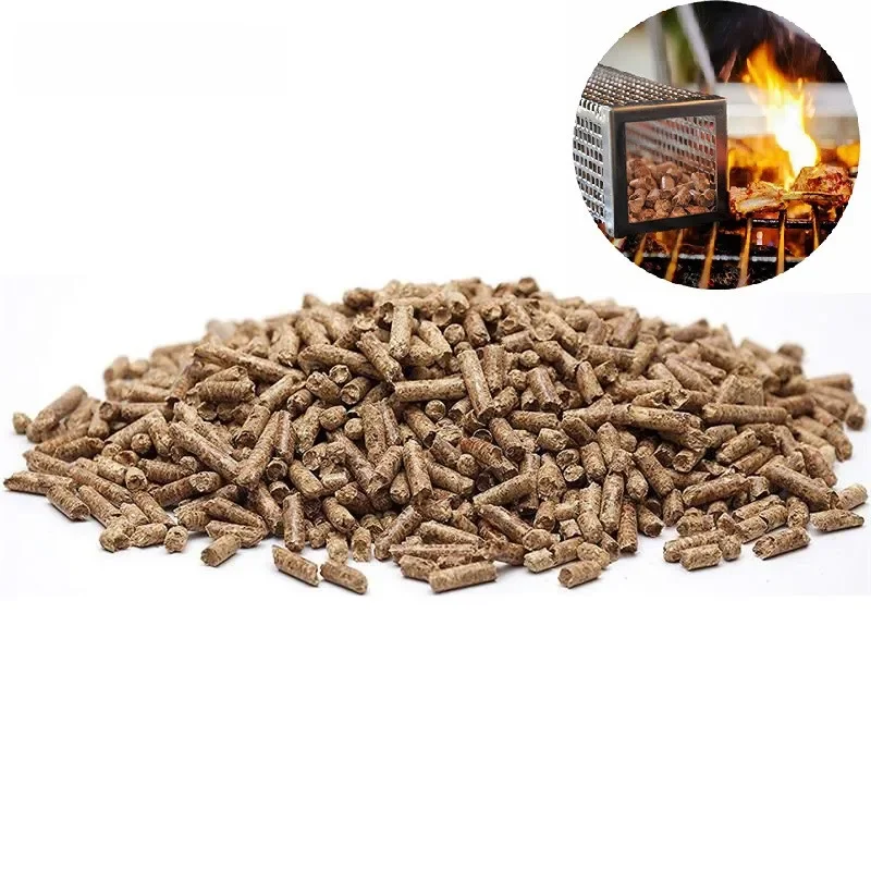 500g granulés de bois de pomme BBQ arômes copeaux four séché Sawdus spécialité morceaux en bois pour Barbecue fumeur gril Bacon viande de poisson