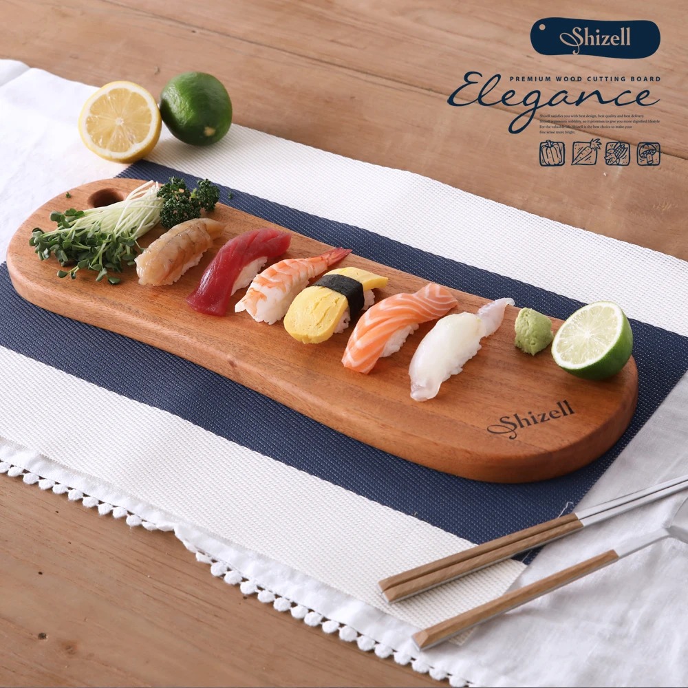 Elegance Solid Wood Plating Board (44014520 mm) Wooden Cutting Board