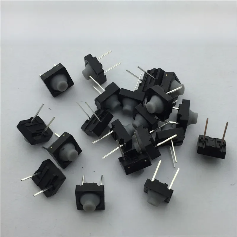 G78 wysokiej jakości 20 sztuk/partia 8x8x5.5MM 2PIN przewodzący silikon bezdźwięczny dotykowy takt Push Button mikroprzełącznik — zdjęcie 2