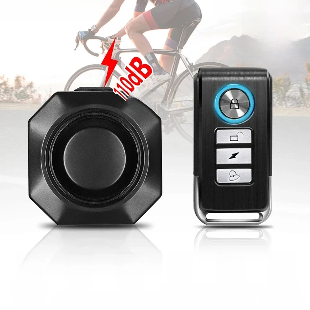 AliExpress Rockbye Wireless Bike Vibration Alarm USB Rechargeable Remote Control Bike Motorcycle Immobilizer Bike Security Detector System