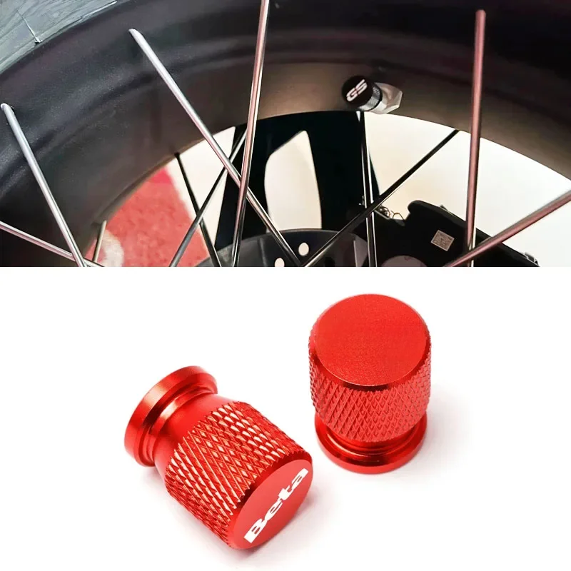 Bouchon de Valve de pneu de moto CNC, 2 pièces, pour Beta Evo 250 300 80 Junior Senior RR 125 200 350 390 430 450 480 2T SM 4T LC 50 Enduro
