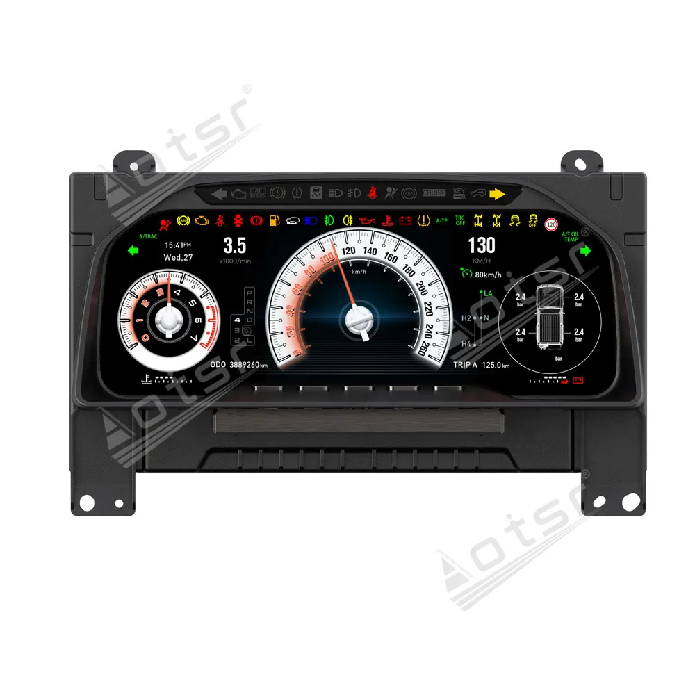 12.3 inch Ford Toyota LC 70 71 76 78 79 Car LCD Digital Cluster Virtual Cockpit Dashboard Instrument Speedometer Accessory