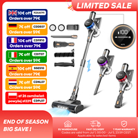 Inse S9 cordless vacuum cleaner, 55KPa, 60min, 1,5 L dust cup, light display battery, for animal hair, Carpet