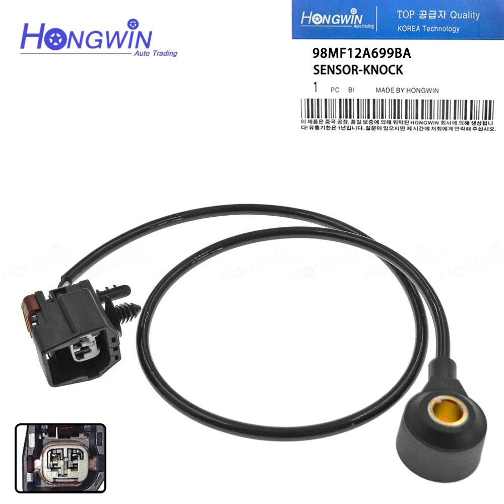 

Новый детонационный датчик для Ford Fiesta Escape Jaguar Lincoln LS Mazda Mercury 1,6 2,0 2,3 3,0 3,9 2000-2019 98MF-12A699-BA 1141998