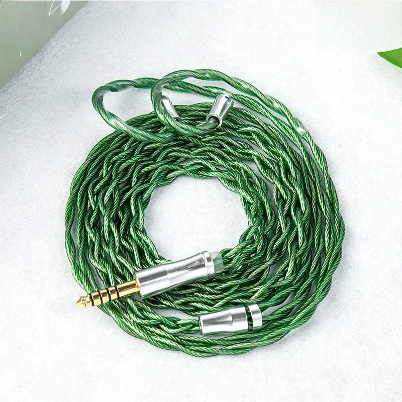 KBEAR Aegis Wire 4N Posrebrzany kabel słuchawkowy OFC HiFi, symetryczny kabel IEM 3.5/4.4mm do słuchawek KZ ZS12 PRO X ZA12 — zdjęcie produktu 7
