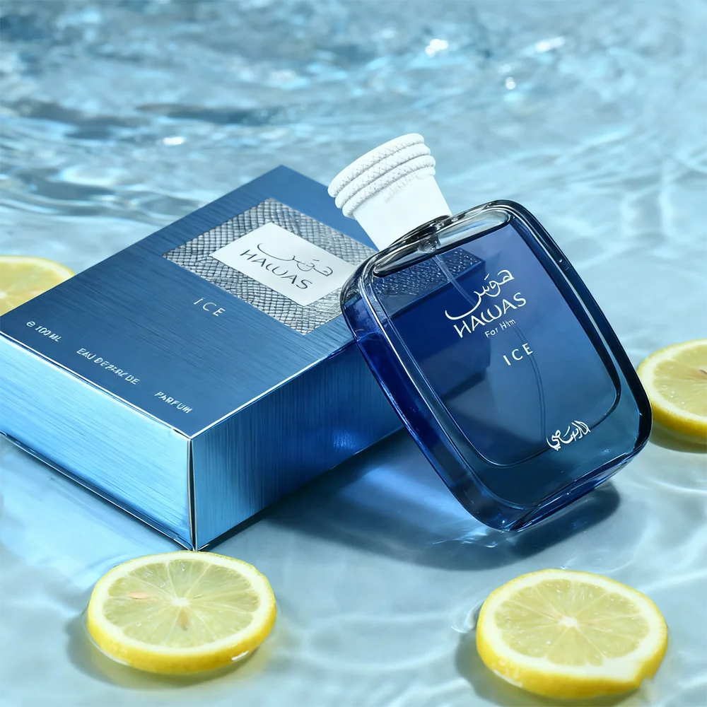 

Hawas Ice Men Perfume EDP 100ml Long Lasting Fresh Aromatic Arabic Cologne Sexy Masculine Fragrance Spray for Men