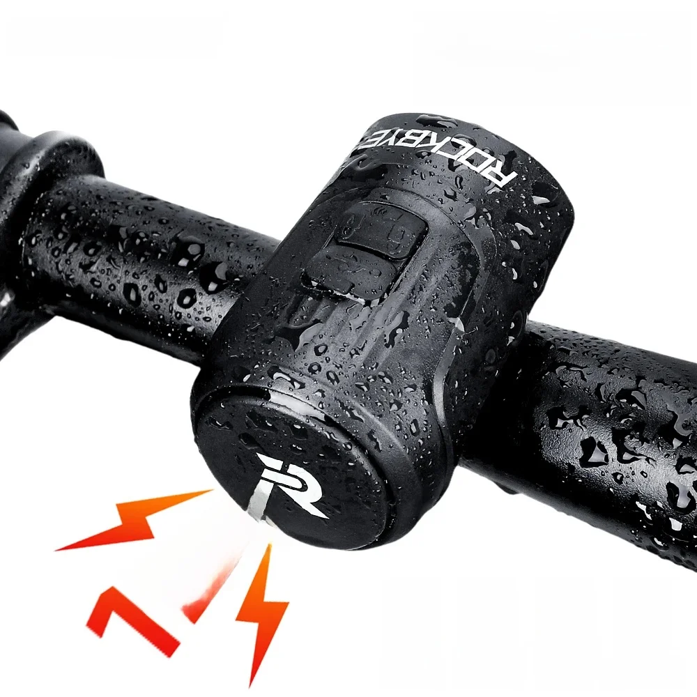 AliExpress Rockbye Scooter Bike Electronic Horn Alarm 125dB Loud Rechargeable Electric Bicycle Handlebar Ring Bell Waterproof Anti-theft