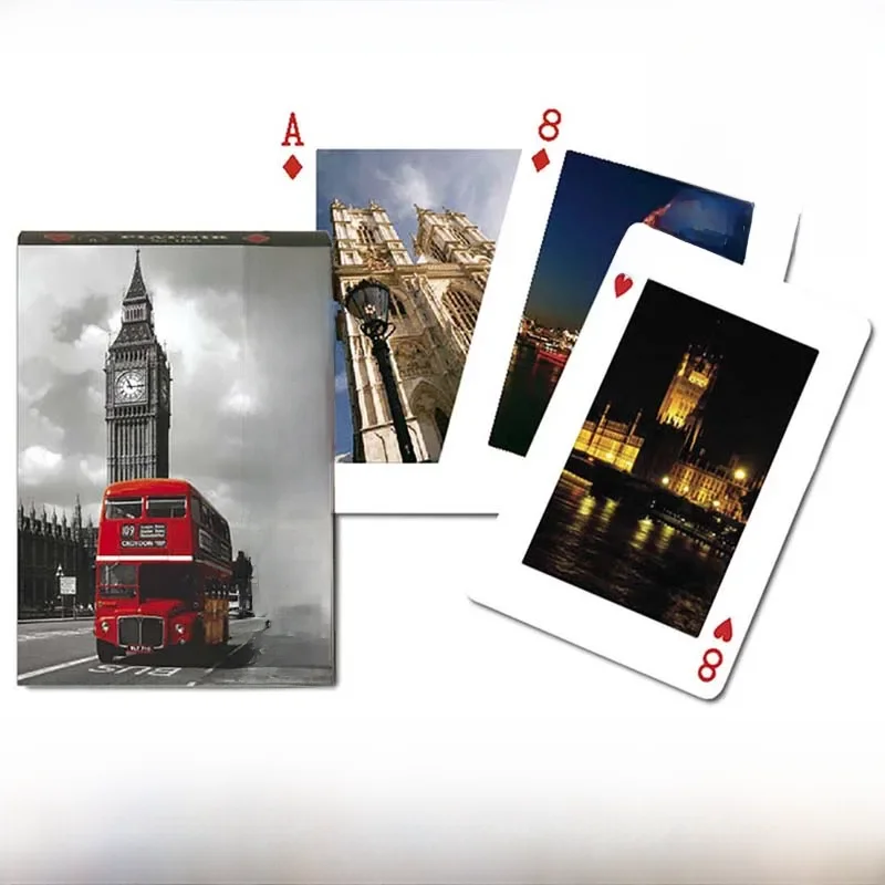 Piatnik, baralho de poker, 54 cartas, londres, fotografias, cartazes, cartazes, monumentos, cenas,