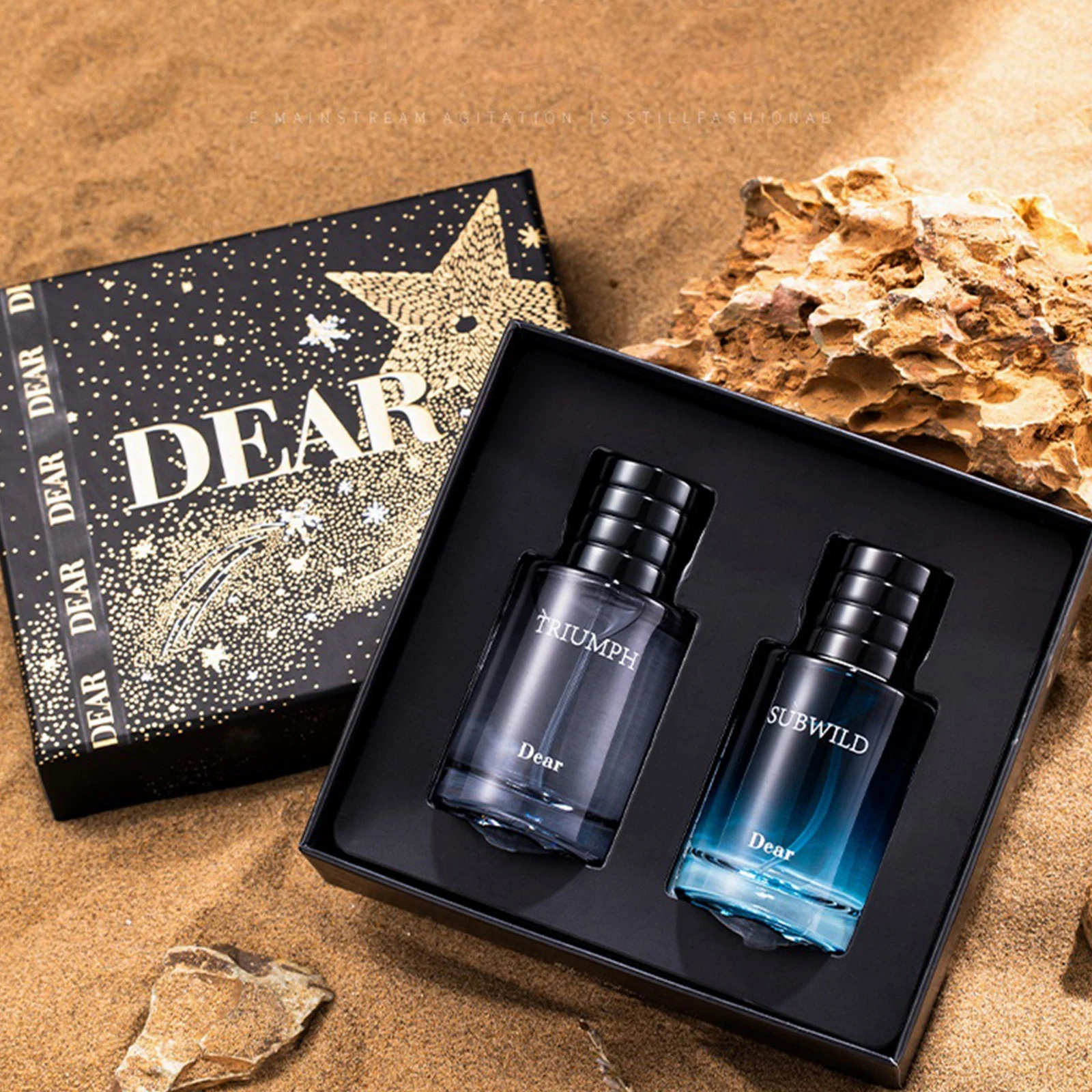 

Knight Blue Men's Perfume 2-Piece Gift Set, Long Lasting Fragrance, Confident Charming Wild Scent, Ideal Gift for Men