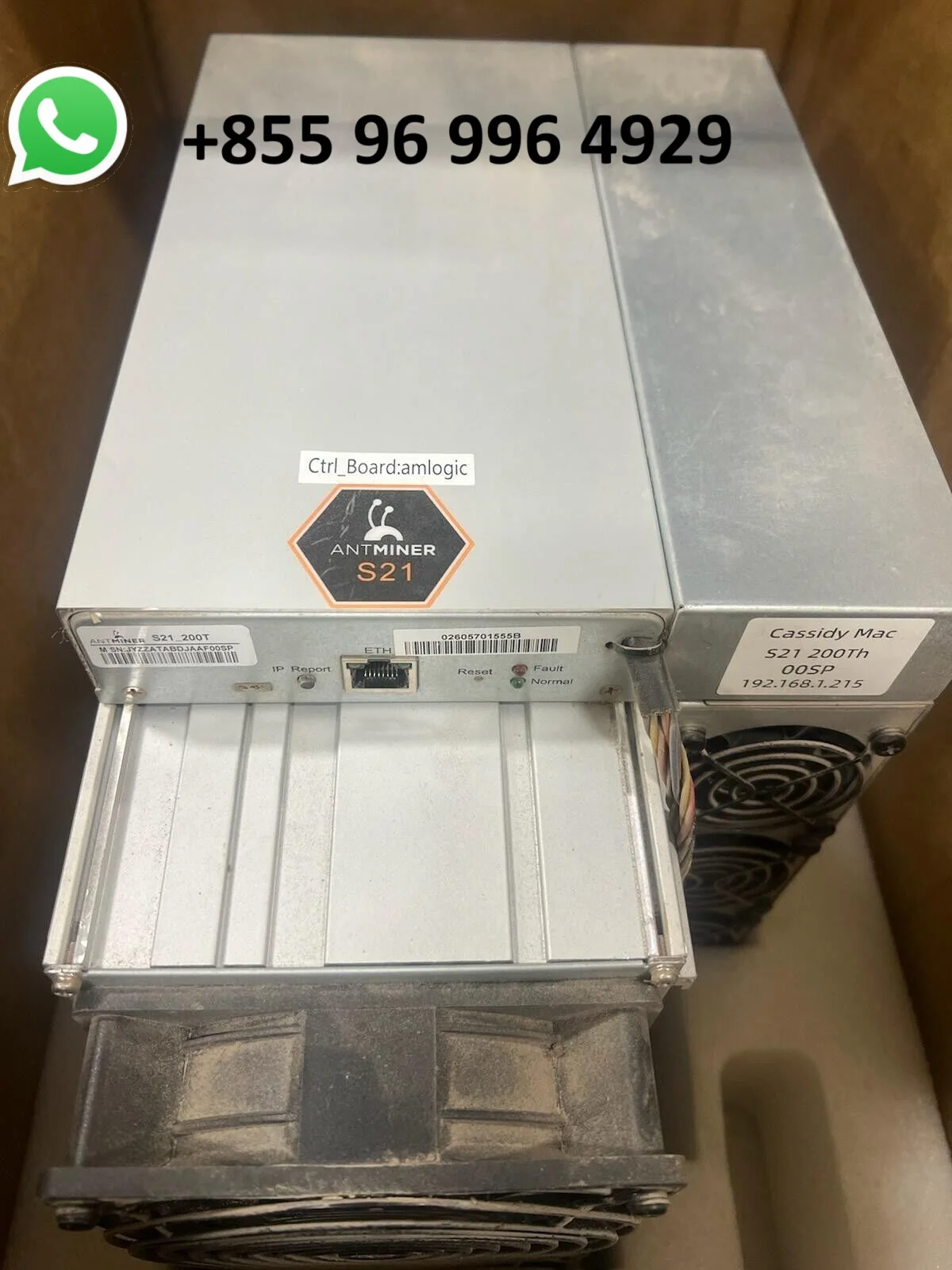 SH PROMO BUY 2 GET 1 FREE Bitmain Antminer S21 200 200TH 200T BTC Miner Asic 17.5j/TH