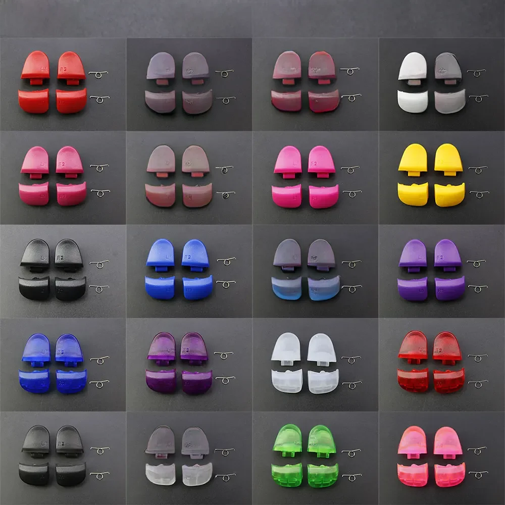 JCD 1 jeu pour contrôleur PS5 V2.0 BDM-020 L1 R1 L2 R2, boutons d'épaule et jeu de ressorts de déclenchement, accessoires de remplacement