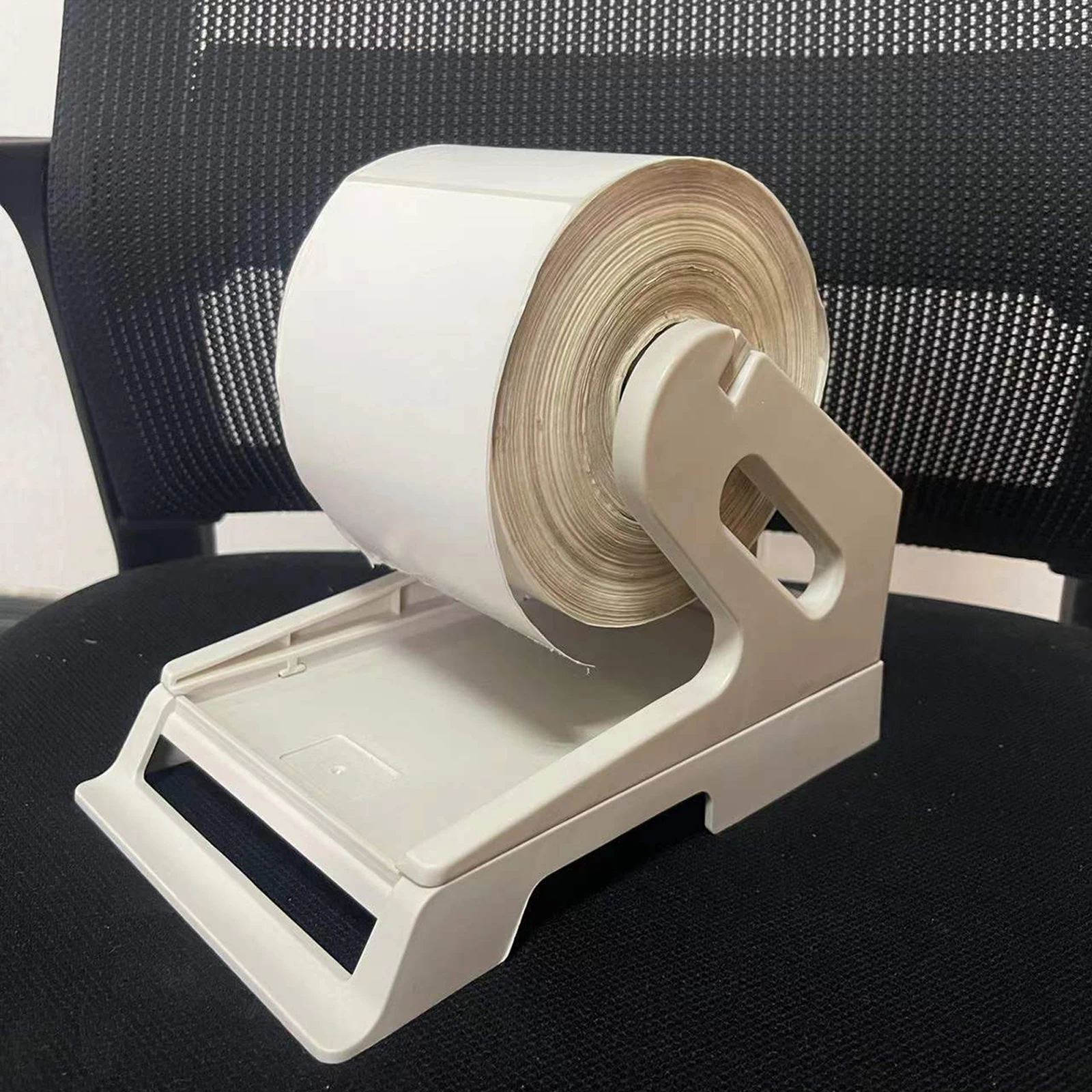 Porte-étiquette pour imprimante de bureau, fournitures d'accessoires, support d'étiquette d'expédition pour rouleaux et étiquettes pliables, supermarché, usine, bureau