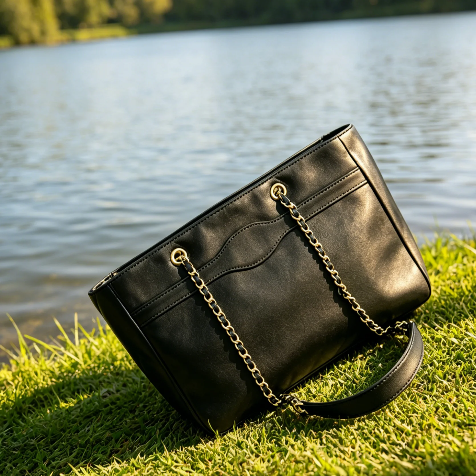 2026 Size: 31X24 cm no box New Model Versatile and Fashionable PU Leather Bag - Durable,High-Quality and Affordable