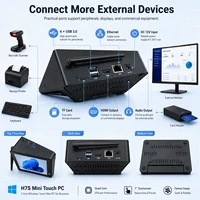 CENAVA H7S 7 Inch Touch Panel PC N3500 Win10 2GB 64GB PoE Industrial Computer For Kiosk Factory Control Touch Screen Mini PC 3