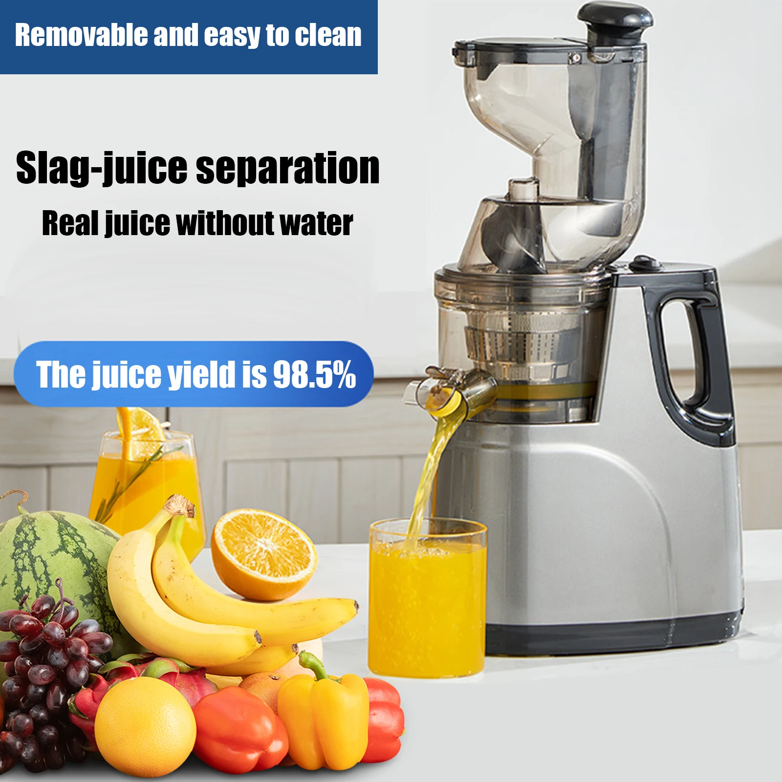 800W 12000RPM Multifunctional Residue Juice Separation Electric Juicer Machine Fruits And Vegetable Juice Extractor Juicer