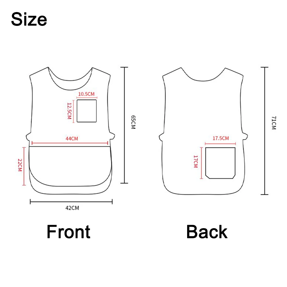 شعار مخصص سترة المئزر مقاوم للماء للجنسين العمل المئزر تنفس مع 4 جيوب سترة المئزر لزي مقهى المخابز