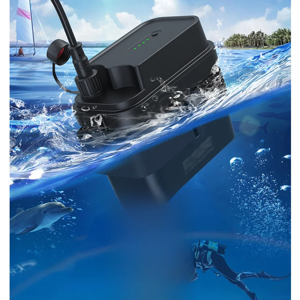IP67 Waterproof battery 12V 24V Lithium Li ion Dust proof 18650 Battery pack For Fishing lights Bicycle lights outdoor sound