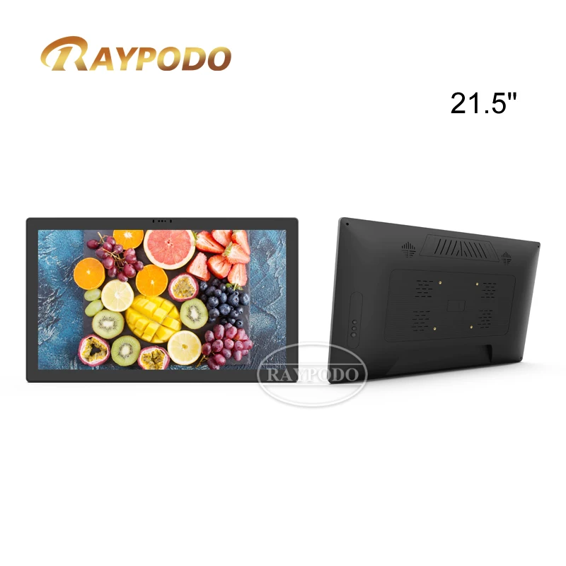 Raypodo 21.5 inch Touchscreen Display Rockchip RK3568 Android 11 New Smart Home Solution Adjustable Tablet Inwall