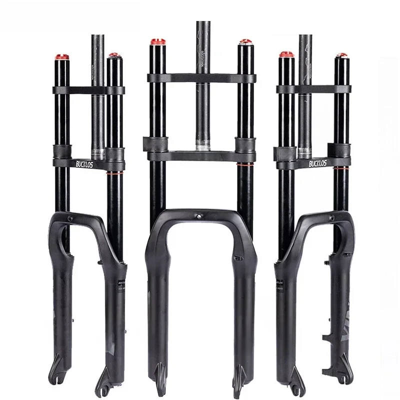 AliExpress BUCKLOS MTB Fork 20 26 Inch Fatbike Fork Double Shoulder Mountain Bike Suspension Fat Tire Bicycle