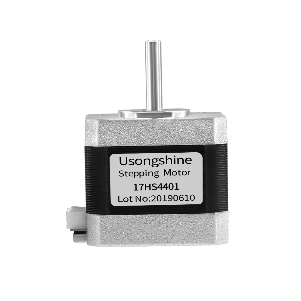 Silnik krokowy Usongshine Nema17 1.8 °   17HS4401 1,5A 42N.cm 2-fazowy 4-odprowadzeniowy do CNC Roter Laser Engraving Machine Części drukarki 3D