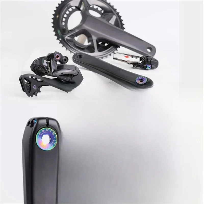 AliExpress Bicycle transmission titanium screws for shimano R8000/R9100 crank chainring front and rear derailleur titanium screws