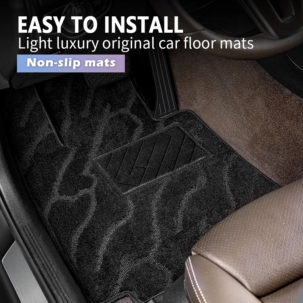 Non-Slip Custom Car Floor Mats para Honda CR-V, Auto Carpet Cover, Acessórios Interiores, Premium All-Weather, 2007-2024