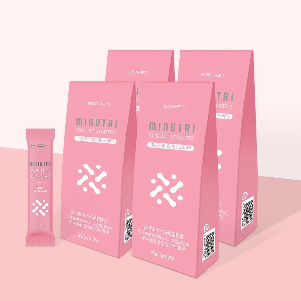 Roichen Yogur Starter 4 Caja (10 Paquetes X 4)