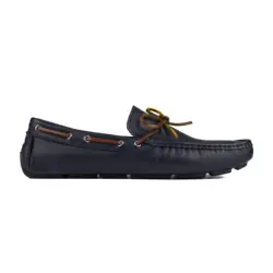 Syedra Genuine Leather Men's Loafer Shoes Black Dark Blue Dark Green Cleat Sole Driver Men Shoes Handmade in Turkiye