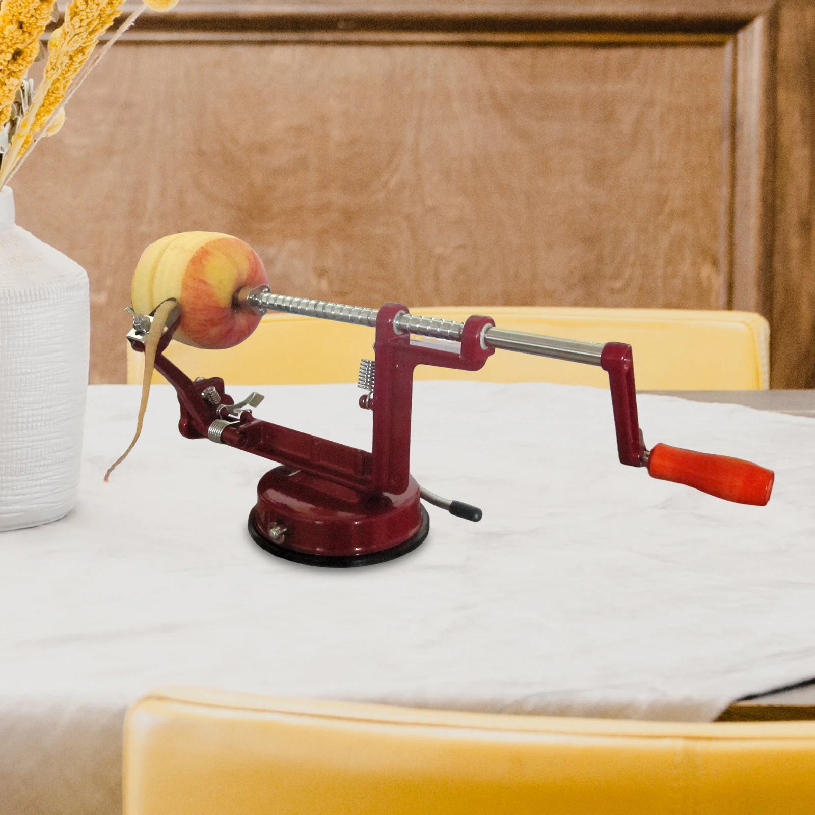 

Fruit Peeler with Powerful Countertop Suction for Fruits Fall Picking Season Potato Fruit Peeler Corer Suction Cup Tool