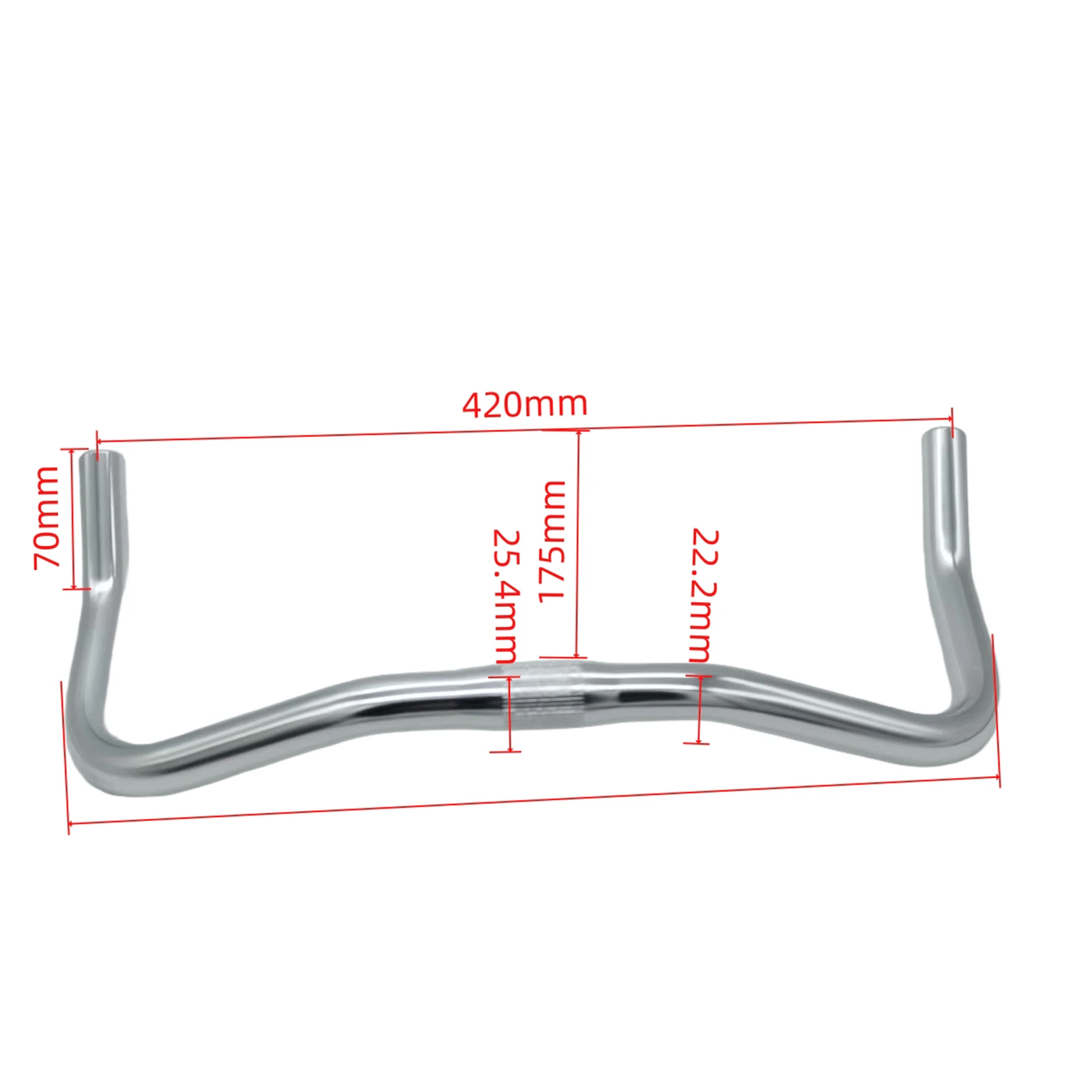 Aluminiumlegierung Rennrad Lenker Mountainbike Lenker Fahrrad Bullhorn Bar für Mountainbikes Rennräder City Bikes – Detail 14