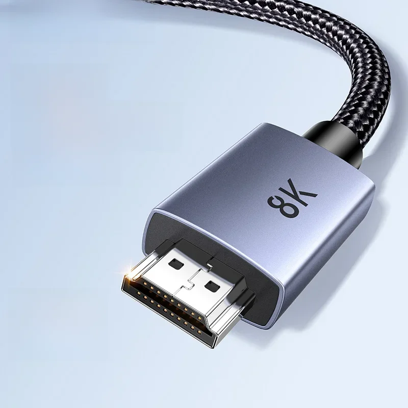 Câble HDMI 8K/60Hz pour PS5 Xiaomi TV Box, câble certifié Ultra haute vitesse 8K @ 60Hz, 48Gbps Dolby Vision HDCP2.3