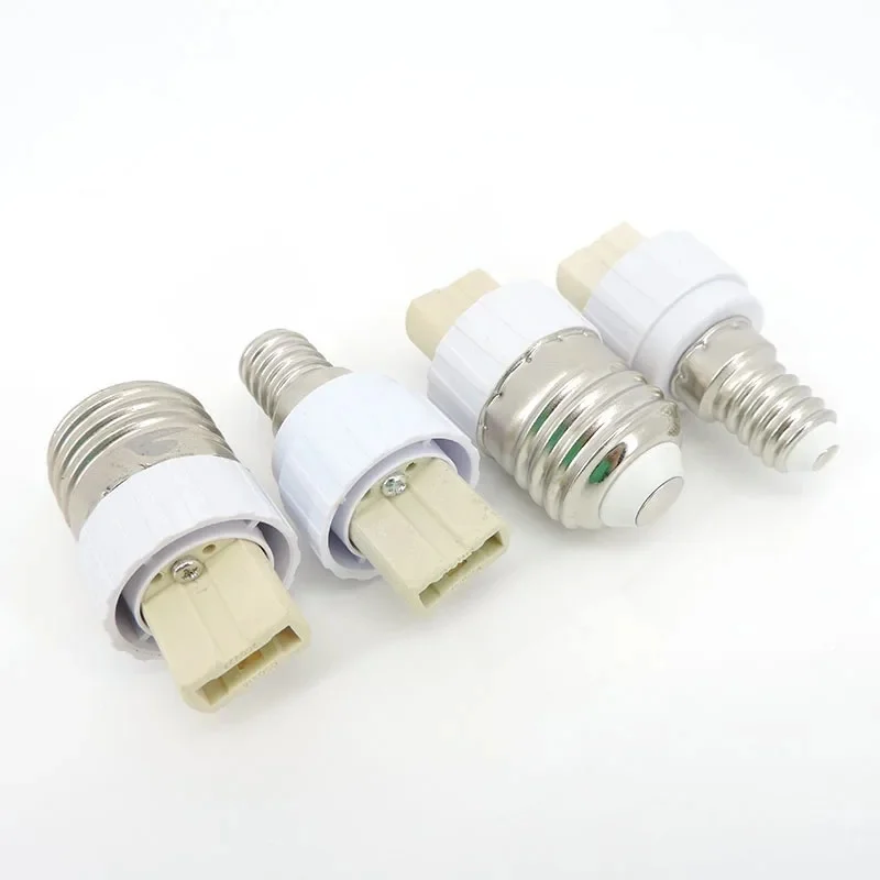 E27 E14 à G9 base de lampe support d'ampoule convertisseur prise de courant Conversion ampoule E14-G9 E27-G9 type adaptateur ignifuge blanc