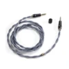 予約注文 DDHIFI BC150B-MV ダブルシールド シルバー ヘッドフォン アップグレード ケーブル Sony MDR-MV1 片面 3.5mm コネクタ用に設計 1