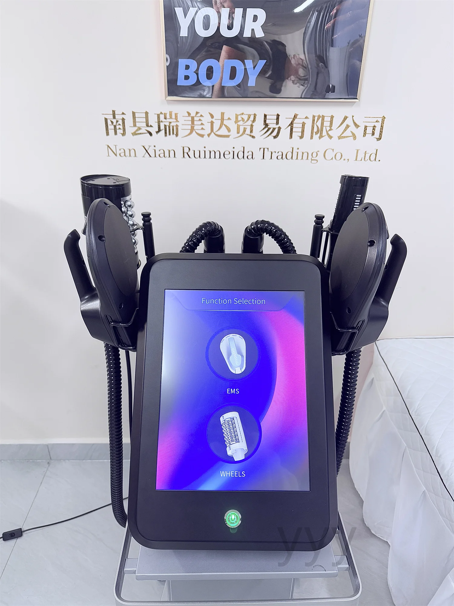 200HZ MYOslim Rullo Dimagrante Riduzione della Cellulite Rullo Sferico Interno 360 Gradi A Infrarossi Rullo di Vuoto Massaggio Macchina di Bellezza