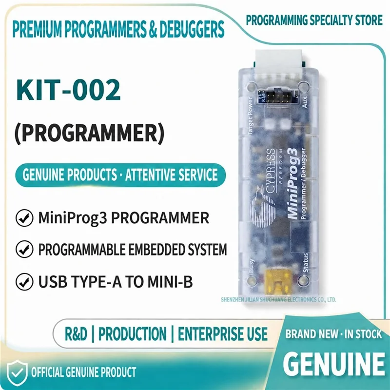 for Infineon CY8CKIT-002 PSoC MiniProg3 Program & Debug Kit Programmer Debugger Evaluation Kit