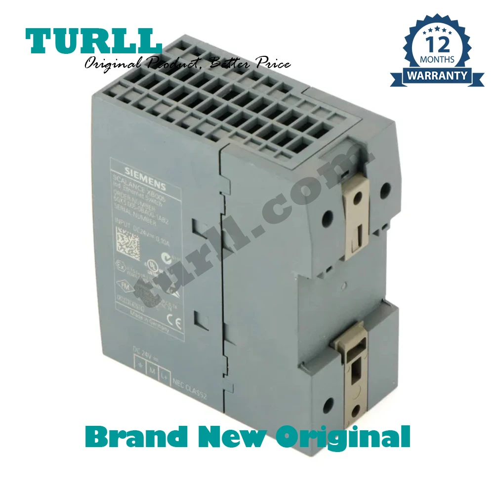 6GK5005-0BA00-1AB2 6GK50050BA001AB2 6GK5008-0BA10-1AB2 6GK50080BA101AB2 SCALANCE XB005 unmanaged Original Brand New SIEMENS