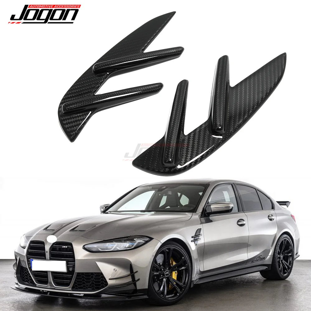 

Dry Carbon Canards Diffuser Spoiler Body Kit Side Fin Flaps For BMW M3 M4 G80 G82 G83 2021 -2023 Side Body Splitter Canard