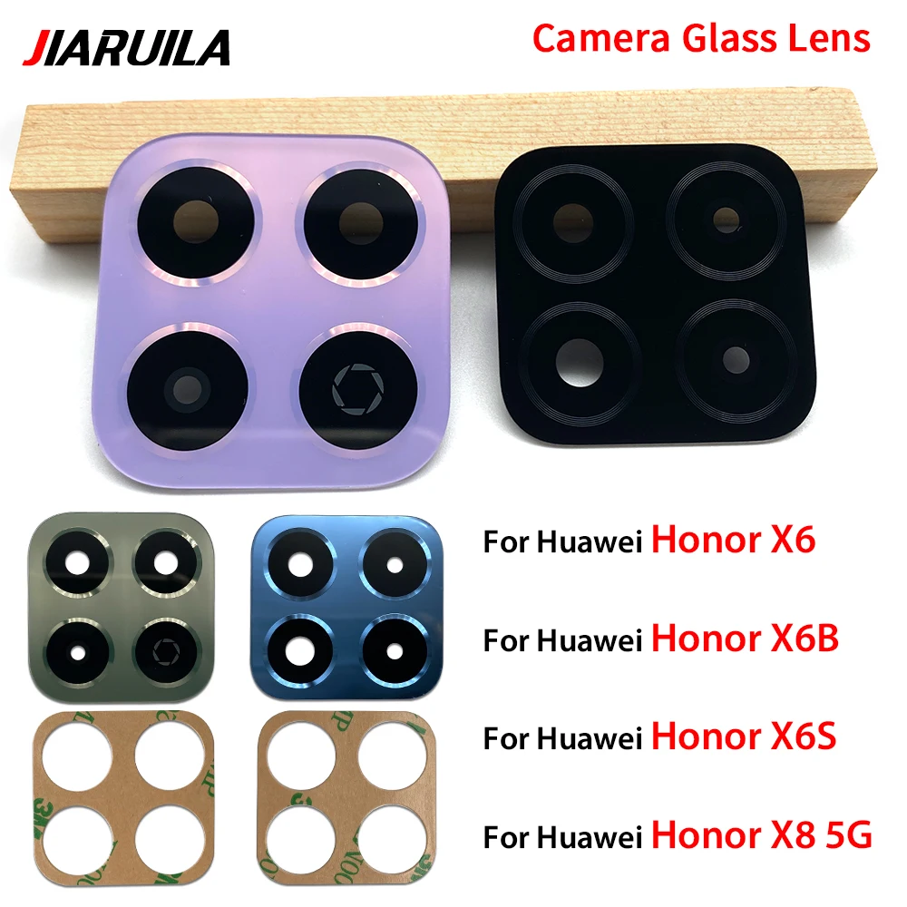 

10 PCS Camera Glass For Huawei Honor X6 X6B X6S X8 5G Rear Back Camera glass Lens With Glue Adhesive