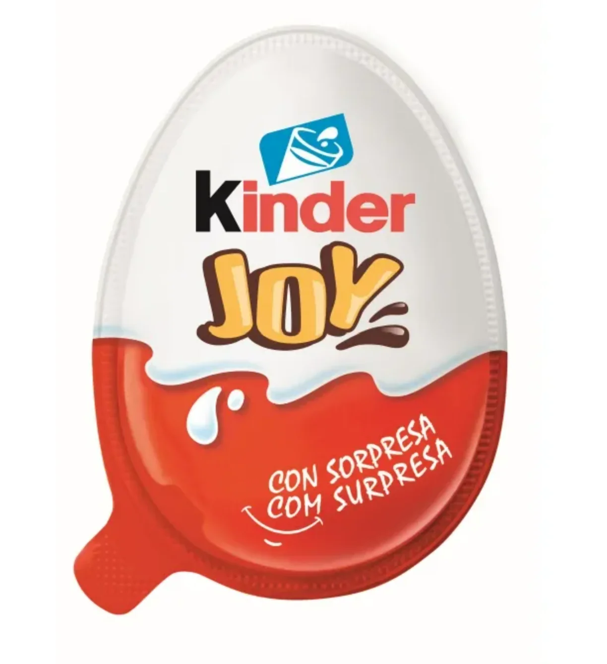 Kinder Joy-Ovos De Verão, Creme De Leite E Cacau, 2 Bolas De Chocolate, Contém Um Brinquedo Dentro, 36 Ovos