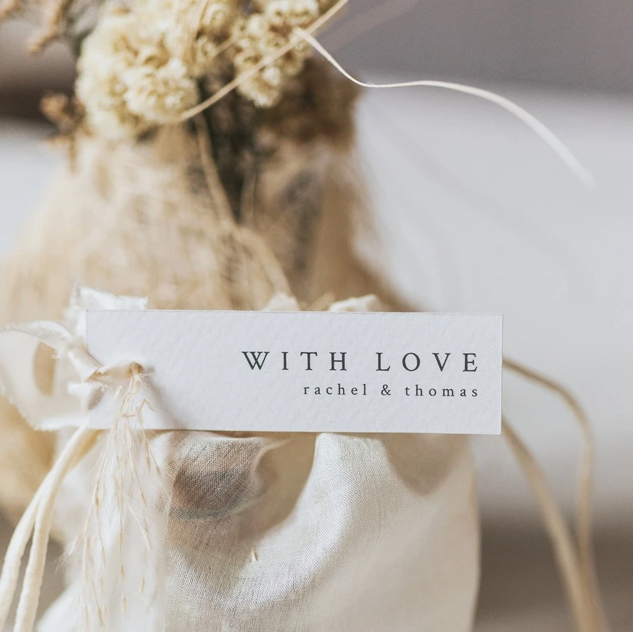 

50pcs Printed favour tags - party gift tags - wedding small details