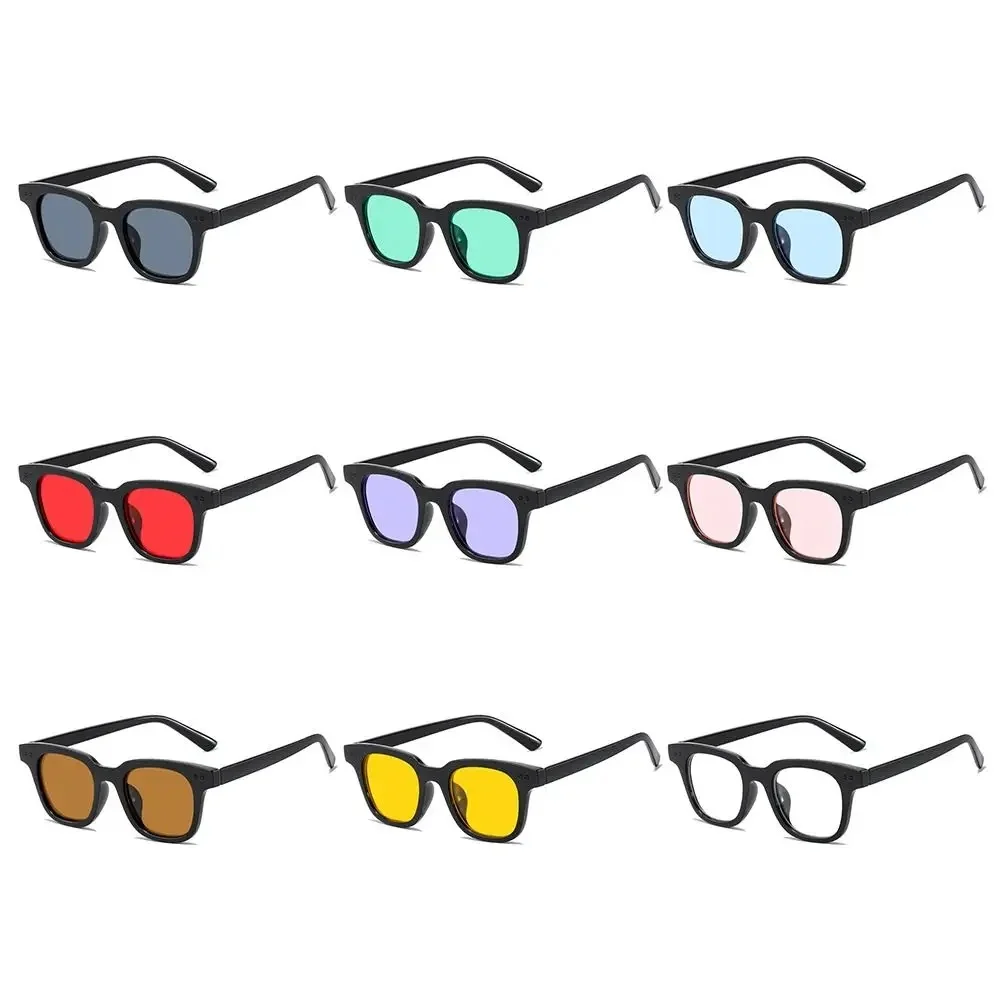 AliExpress NONE Vintage Square Frame Sunglasses Luxury Retro Ocean Lens Sun Glasses Colorful UV Protection Shades Summer Eyewear