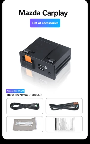 USB-адаптер P2 для Apple CarPlay и Android для Mazda 2 3 6 CX30 CX5 CX8 CX9 MX5