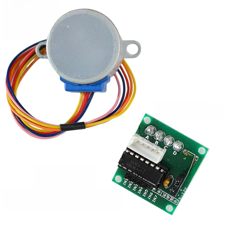 1 pièces 28BYJ-48 moteur pas à pas 5 V/12 V ULN2003 Module de Test de pilote Micro Mini moteur pas à pas électrique, pour Arduino