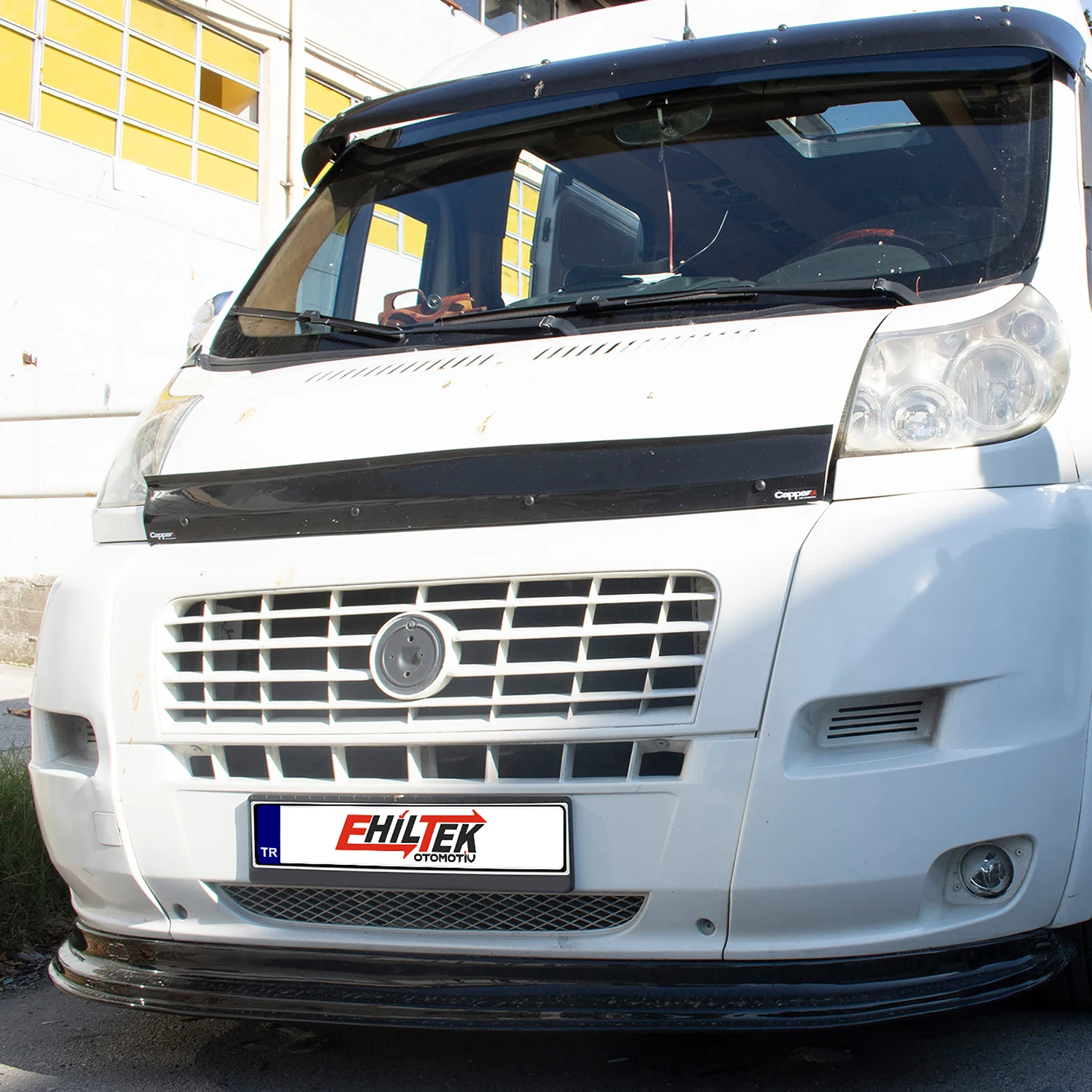 Hood Deflector Guard for Fiat Ducato (2006-2014) Bug Shield Bonnet Protector / 4 mm thickness and ultra-durable material