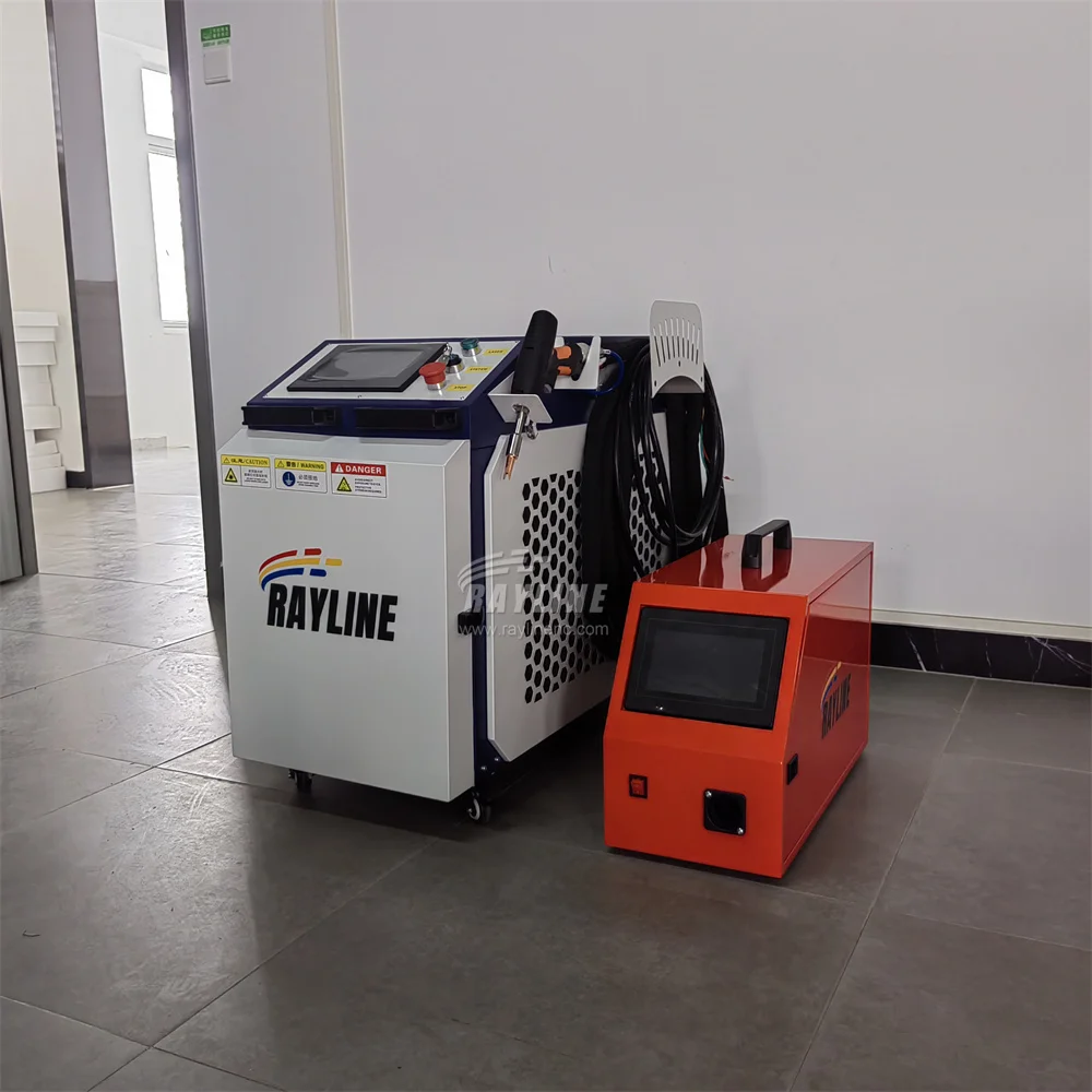 4 in 1 1500W 2000W 3000W Hand Held Fiber Laser Welding Machine for Portable Laser Rust Remover Dust Old Paint Laser Cleaner