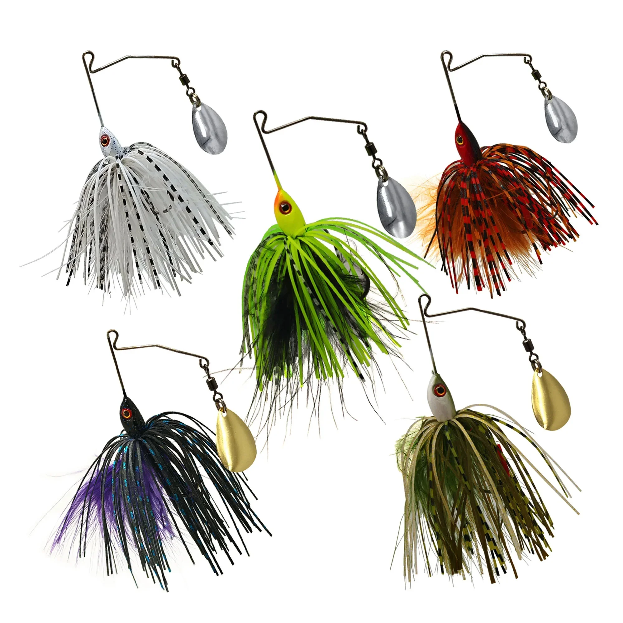 Mycena 7G/9G Spinner Köder Angelköder Chatter Köder Blade Jig Dancer Buzzbait Wobbler Chatterbait für Bass Hecht