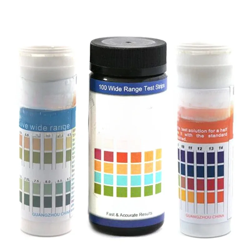 Bandelettes de Test PH 0-14, 100/150 bandelettes de Test PH 4.5-9.0, pour Test de salive, d'urine, de tournesol et d'alcalinité
